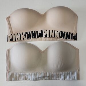 PINK Victoria's Secret Cream Bandeau Intimates